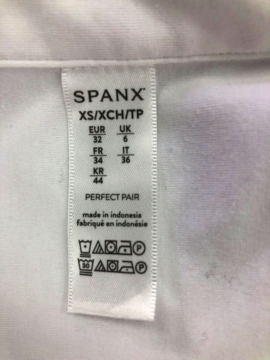 Spanx White Perfect Pair Bodysuit UK XS - Reliked