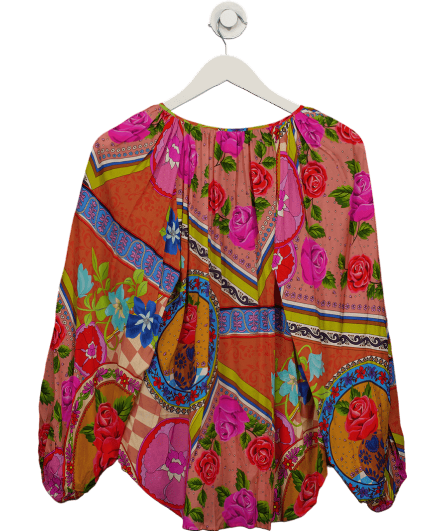 Spell Multicoloured Aphrodite Blouse UK S - Reliked