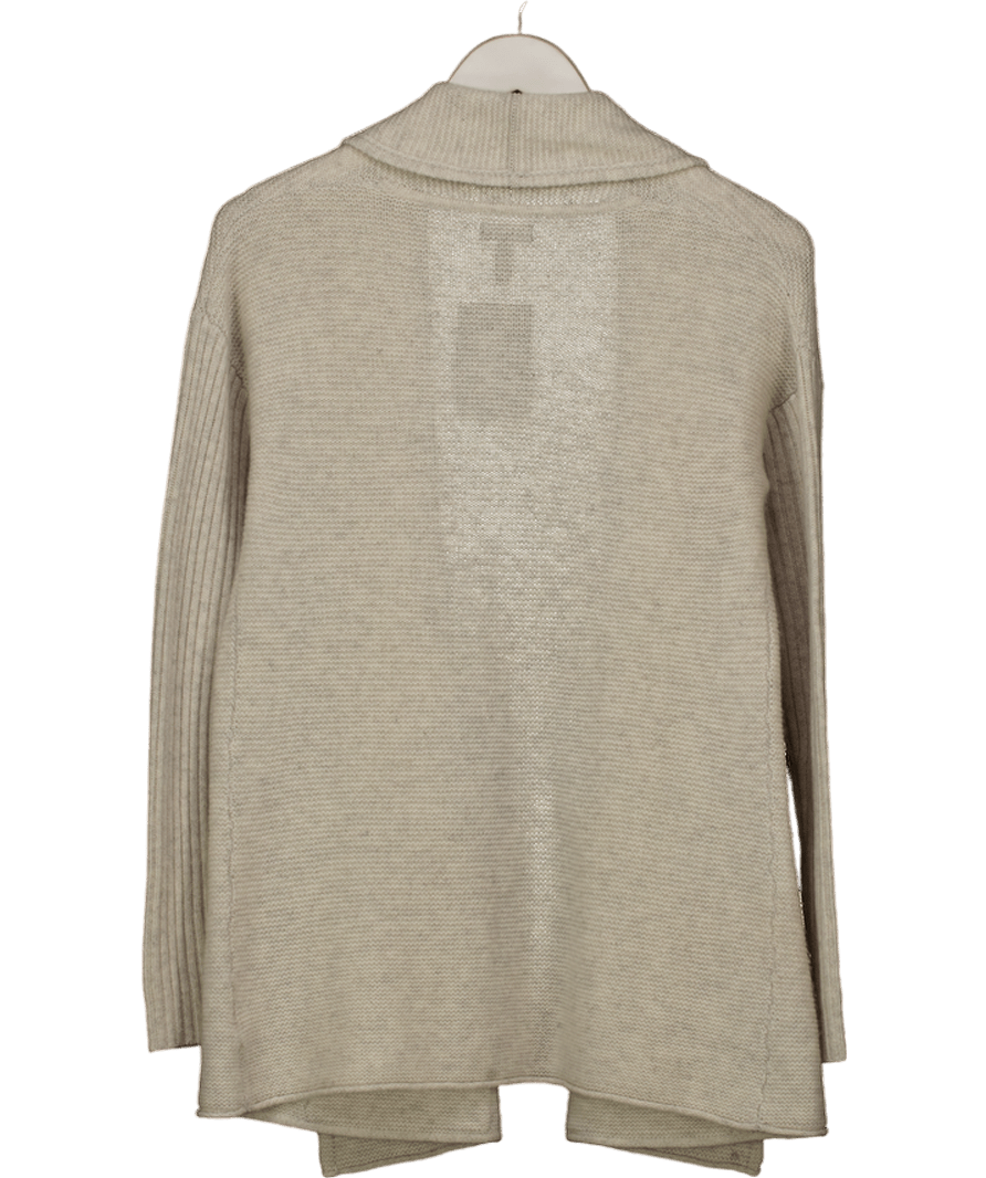 Splendid Light Grey 100% Pure Cashmere Tori Cardigan UK XS - Reliked