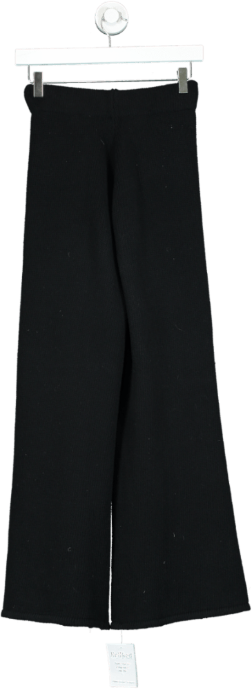 St Agni Black Wide Leg Pants UK XS - Reliked
