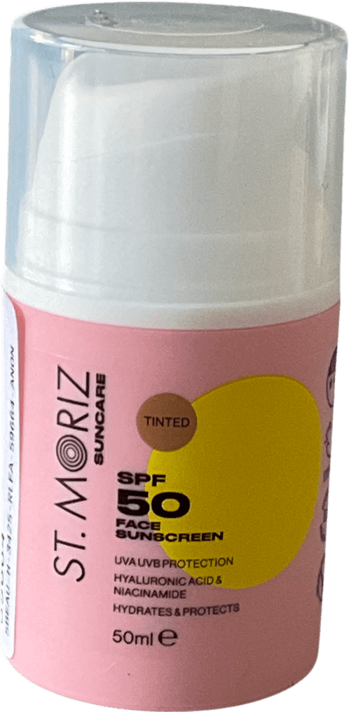 st moriz Suncare Spf50 Tinted Face Sunscreen 50ml - Reliked