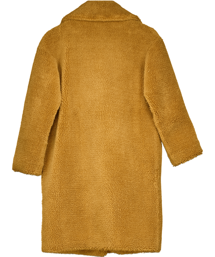 Stand Studio Brown Teddy Coat UK S - Reliked
