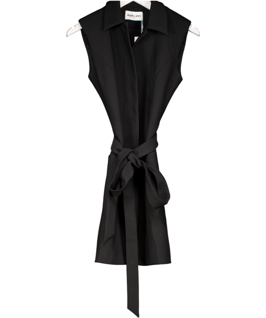 STAPLE & STORY Black Tailor Made Dress UK XS - Reliked