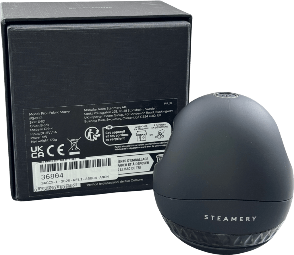 STEAMERY Pilo 1 Fabric Shaver – Black One Size - Reliked