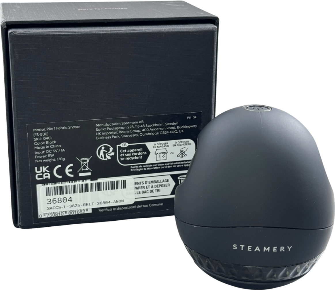 STEAMERY Pilo 1 Fabric Shaver – Black One Size - Reliked