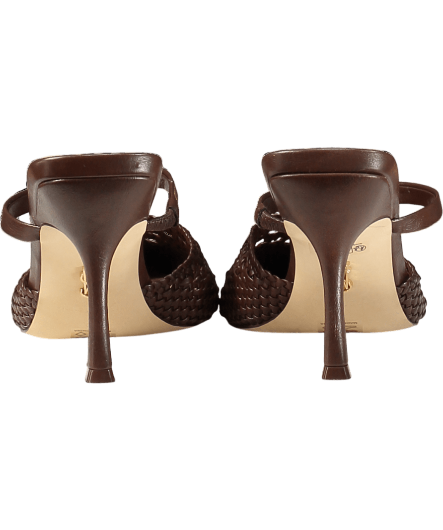 STEVE MADDEN Brinley Woven Mule Heels Brown UK 7 EU 40 👠 - Reliked