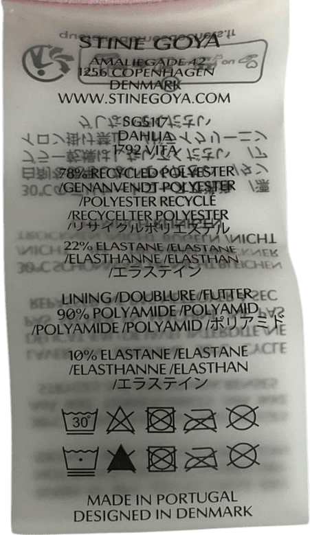 Stine Goya Pink Musi Bikini Top And Bottoms UK XS - Reliked