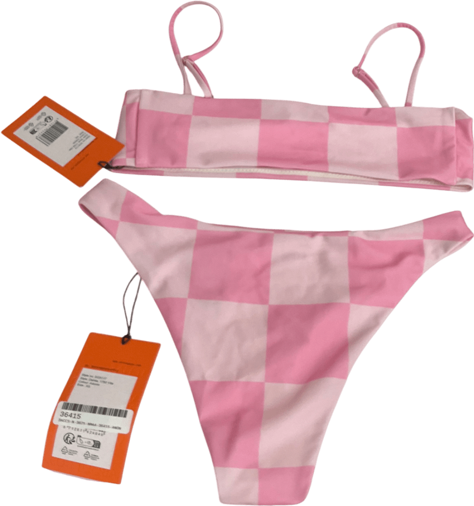 Stine Goya Pink Musi Bikini Top And Bottoms UK XS - Reliked