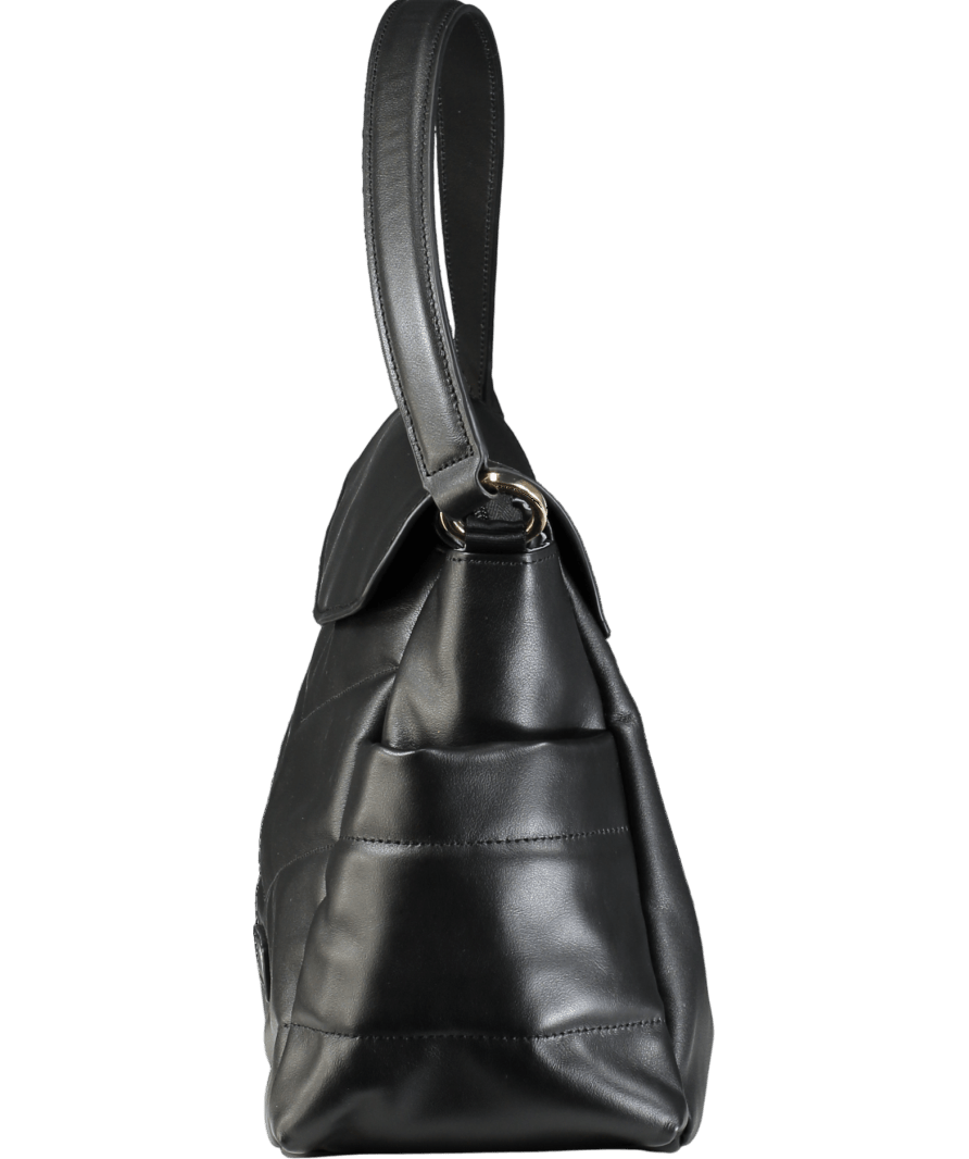 Storksak Aria Leather Compact Changing Bag Black One Size - Reliked