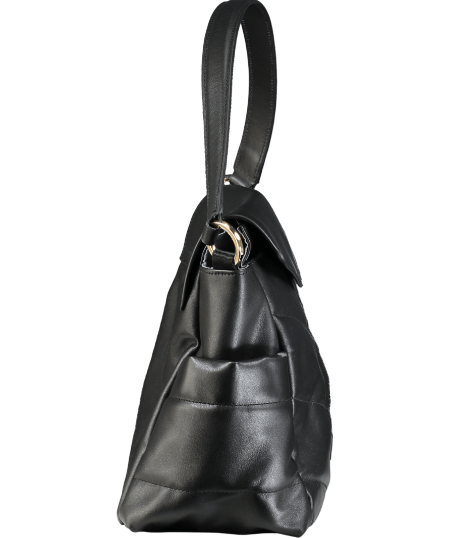 Storksak Aria Leather Compact Changing Bag Black One Size - Reliked