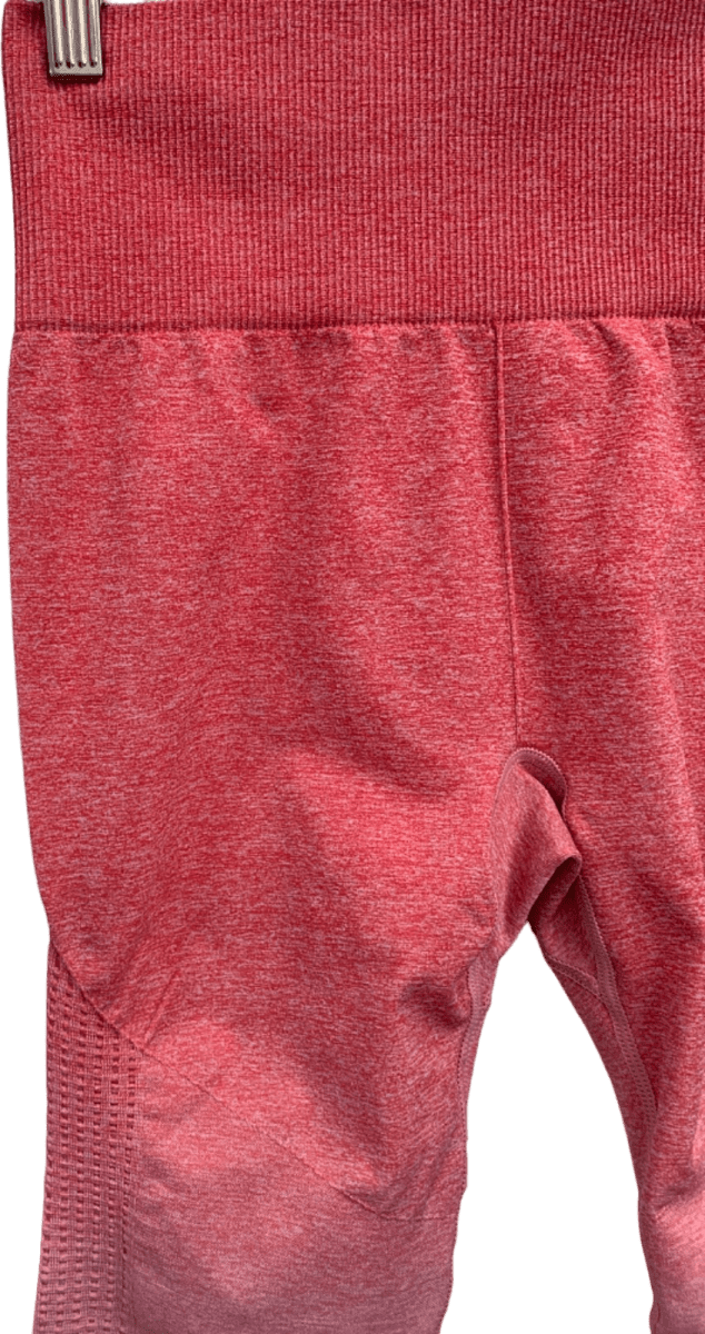 Stradivarius Red Seamless Knitted Leggings UK L - Reliked