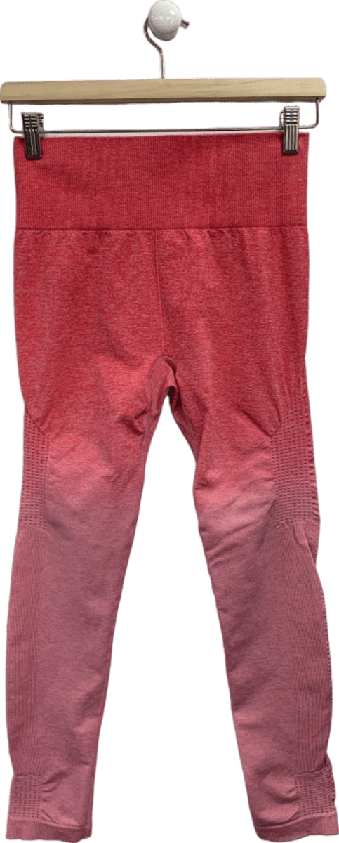 Stradivarius Red Seamless Knitted Leggings UK L - Reliked