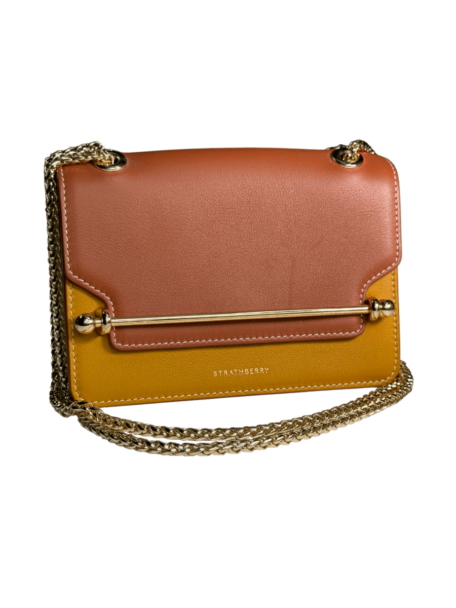 Strathberry Multicoloured East / West Crossbody Leather Mini Bag - Reliked
