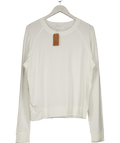 Stripe & Stare White Long Sleeve Under Layer Top UK M - Reliked