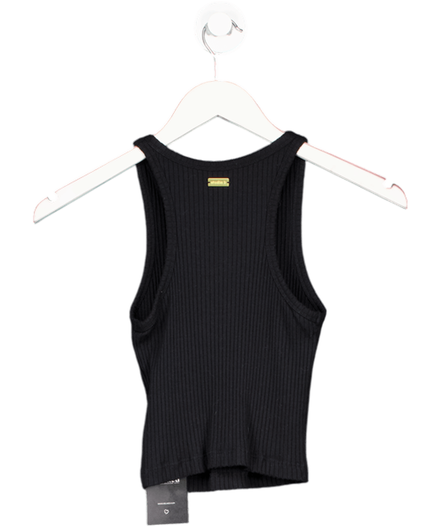 Studio k Black Rib Tank Top UK XS - Reliked