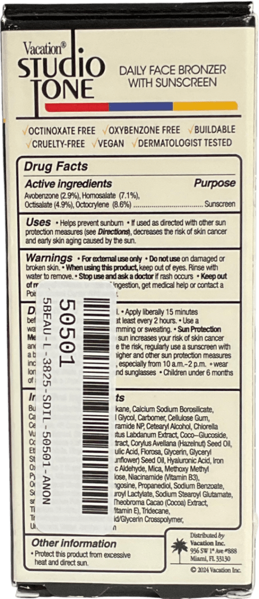 studio tone Studio Tone Spf 50 Bronzing Drops 30ml - Reliked