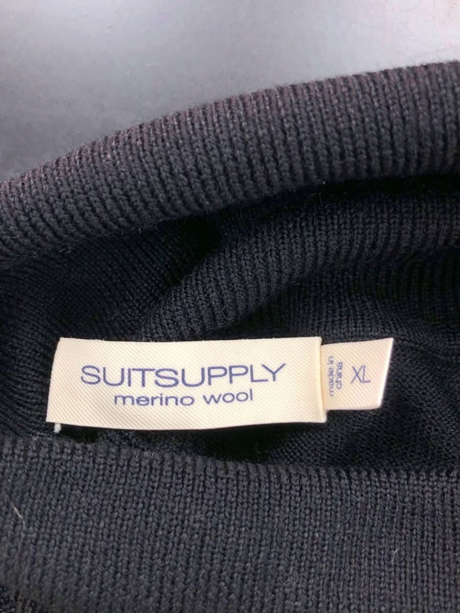 Suitsupply Black Turtleneck Sweater XL - Reliked