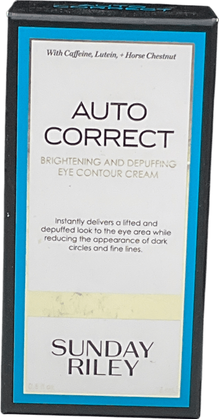 Sunday Riley Auto Correct Brightening And Depuffing Eye Contour Cream 15ml - Reliked