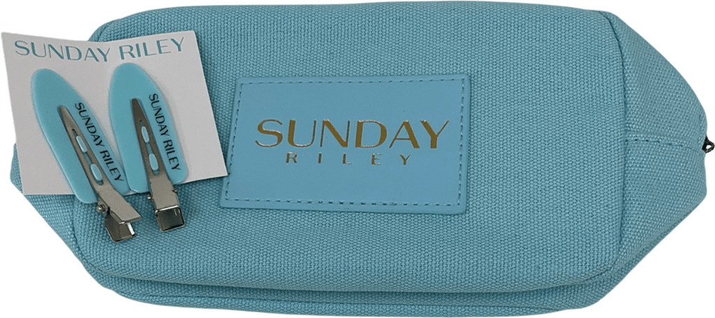 Sunday Riley Blue Makeup Bag One Size - Reliked