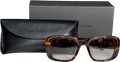 Sunday Somewhere Grace In Brown Havana Sunglasses With Case & Box - Reliked