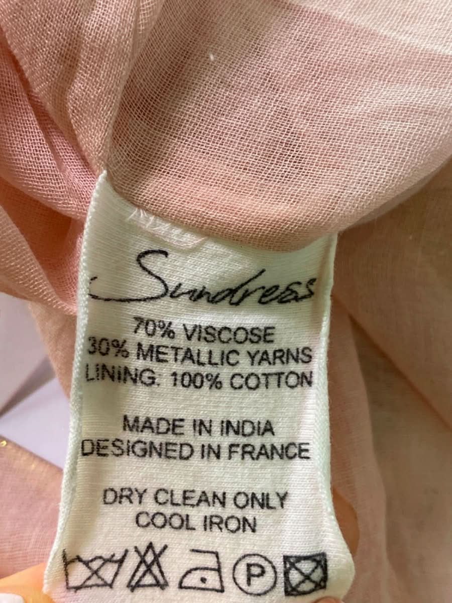 Sundress Official Gold Anika Dress UK L/XL - Reliked