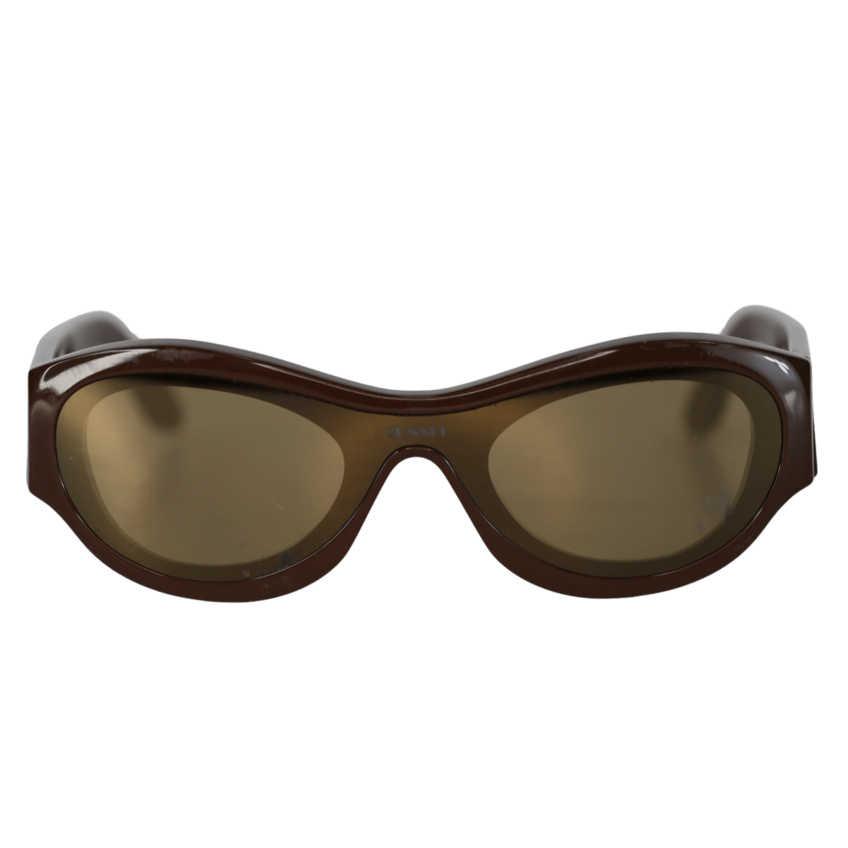 sunnei Brown Prototipo 5 Unisex Sunglasses Unisex Sunglasses One Size - Reliked