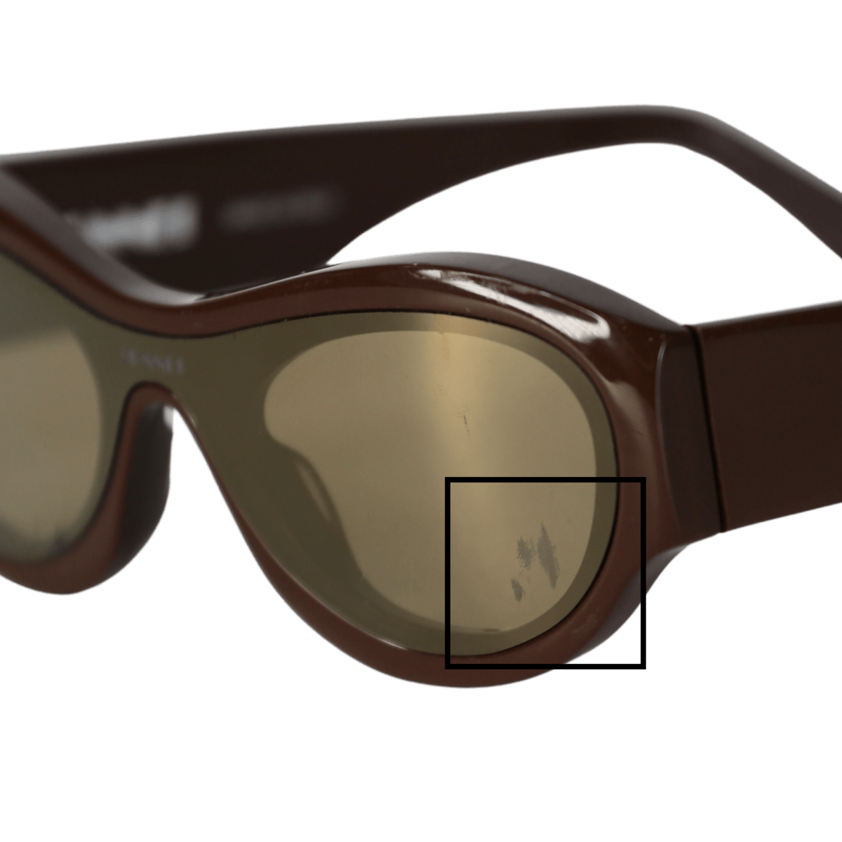 sunnei Brown Prototipo 5 Unisex Sunglasses Unisex Sunglasses One Size - Reliked