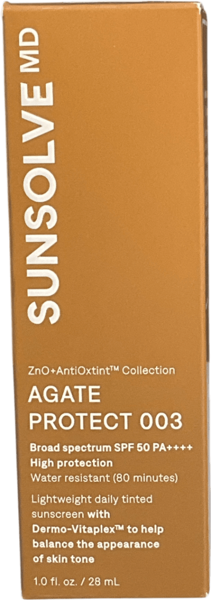 sunsolve Zno+ Antioxtint Agate Protect 003 Spf50 28ml - Reliked