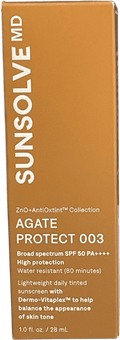sunsolve Zno+ Antioxtint Agate Protect 003 Spf50 28ml - Reliked