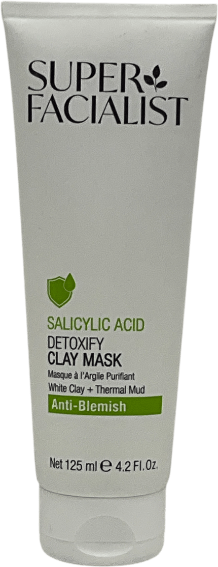 Super Facialist Salicylic Acid Anti Blemish Clay Mask 125ml - Reliked