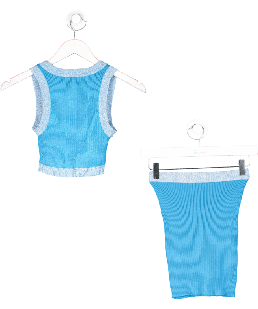 Superdown Blue Katie Knit Skirt Set UK XS - Reliked