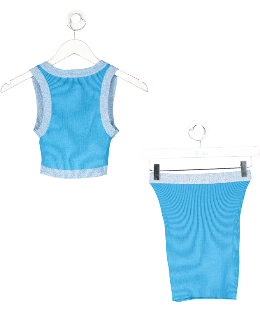 Superdown Blue Katie Knit Skirt Set UK XS - Reliked