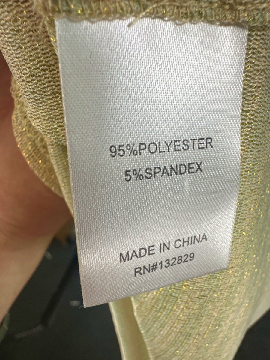 Superdown Gold Off - Shoulder Maxi Dress UK XS - Reliked