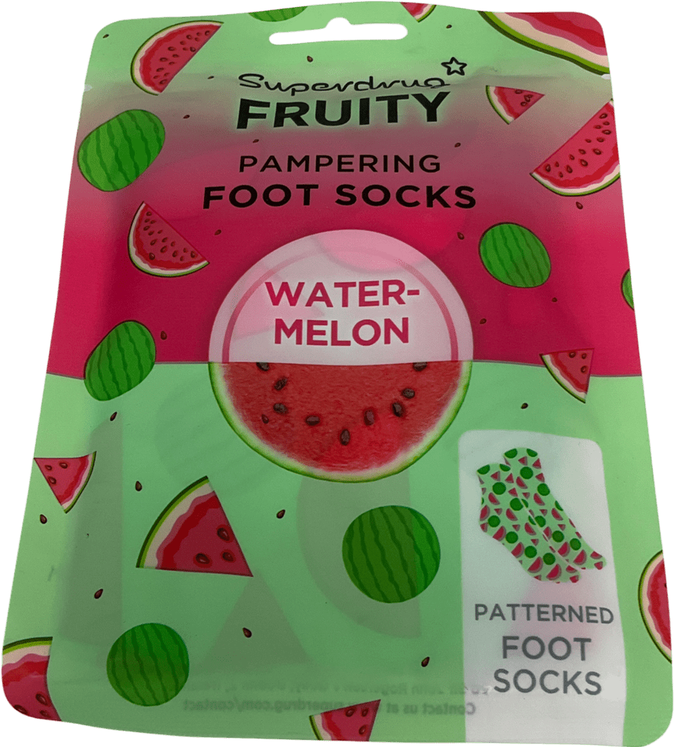Superdrug Footsock Pack Watermelon One size - Reliked