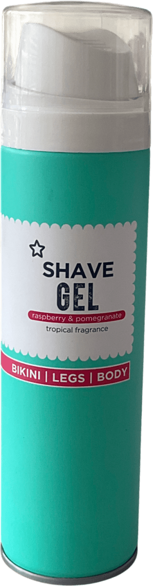 Superdrug Ladies Raspberry & Pomegranate Shave Gel 200ml - Reliked