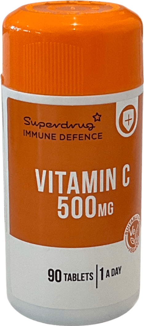 Superdrug Vitamin C 500mg 90 Pack 90 tablets - Reliked