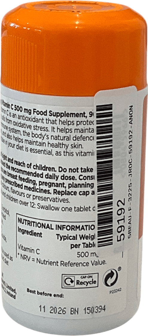 Superdrug Vitamin C 500mg 90 Pack 90 tablets - Reliked