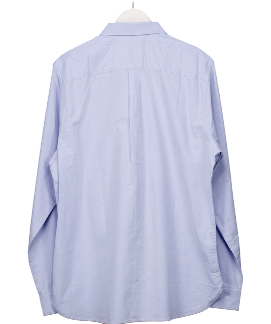 Superdry Blue Classic Oxford Long Sleeve Shirt UK XXL - Reliked