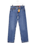 Superdry Blue Mid Rise Straight Leg Jean W28 - Reliked