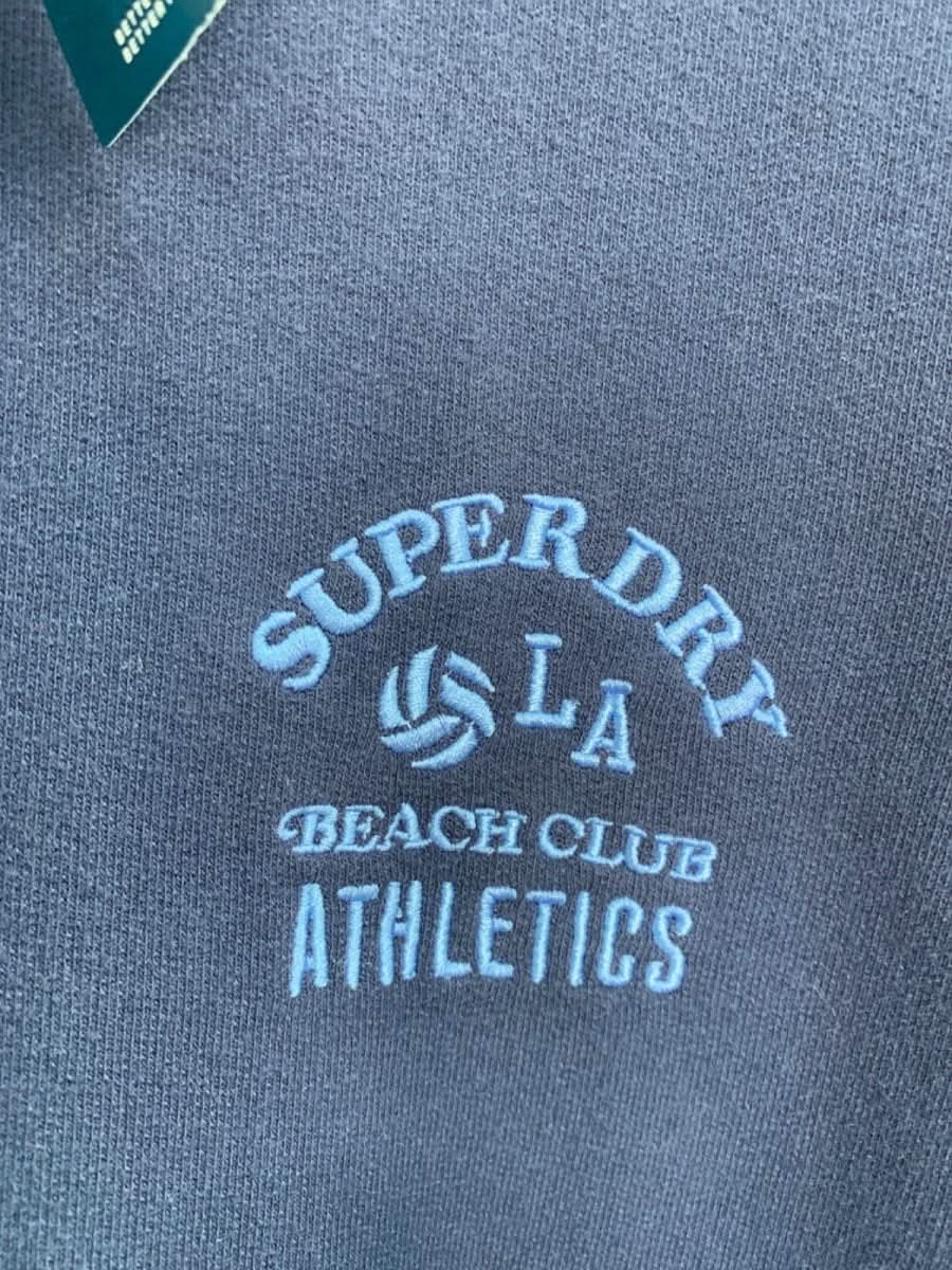 Superdry Navy Beach Club Athletics Sweatshirt UK XS - Reliked