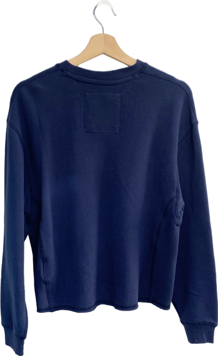 Superdry Navy Beach Club Athletics Sweatshirt UK XS - Reliked