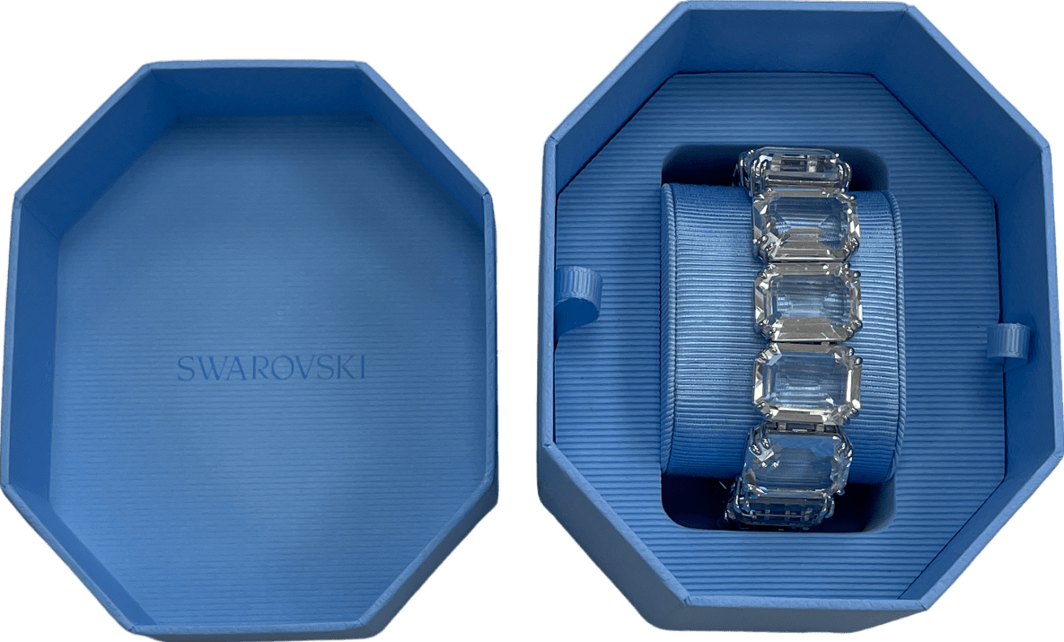 Swarovski Millenia Bracelet Octagon - White With Rhodium Plating - Reliked