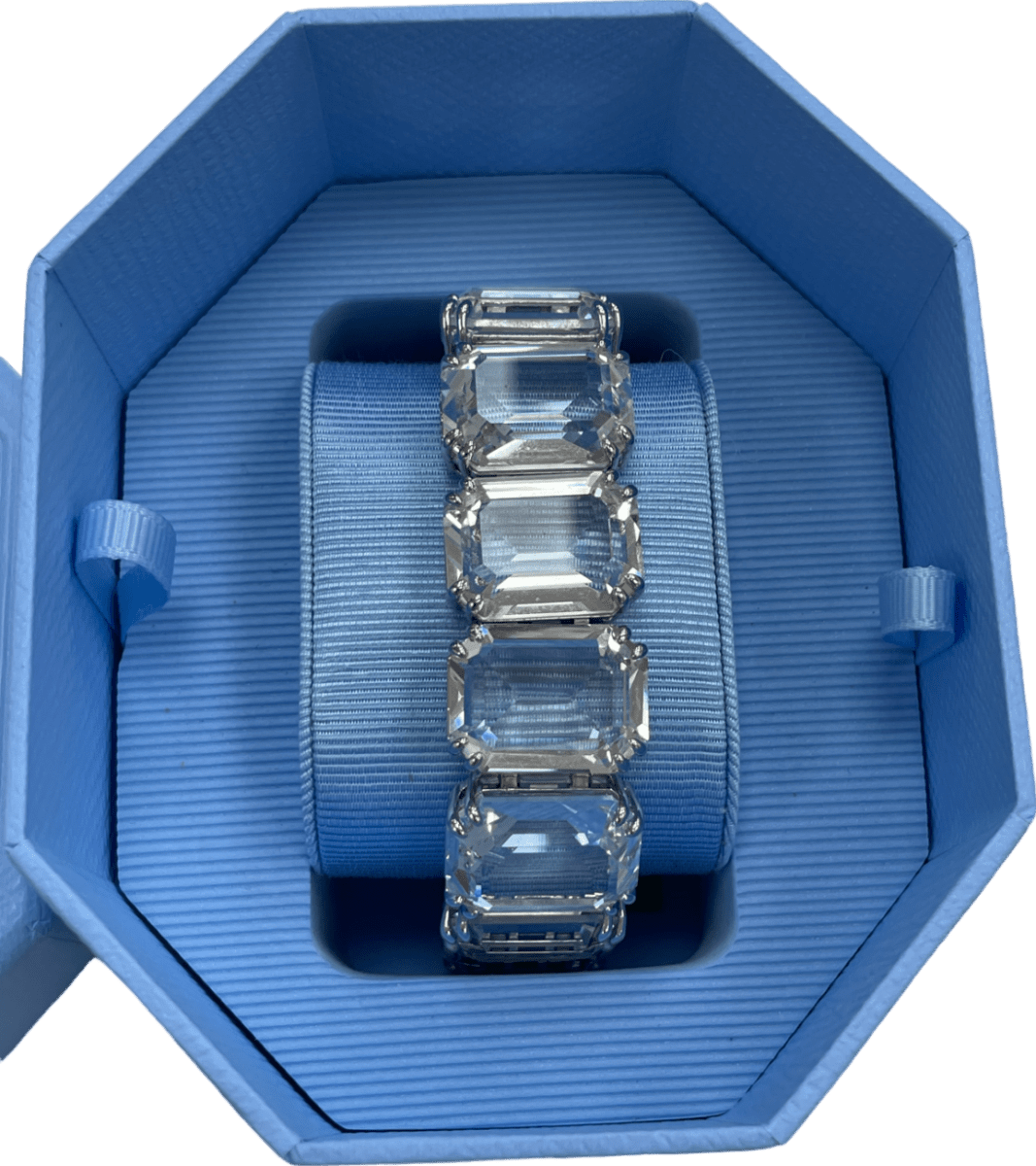 Swarovski Millenia Bracelet Octagon - White With Rhodium Plating - Reliked