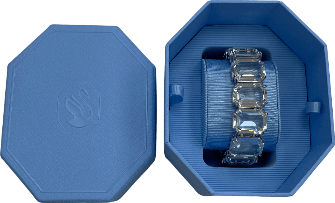 Swarovski Millenia Bracelet Octagon - White With Rhodium Plating - Reliked