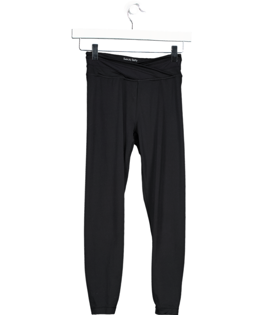 Sweaty Betty Black All Day 7/8 Leggings UK XS - Reliked