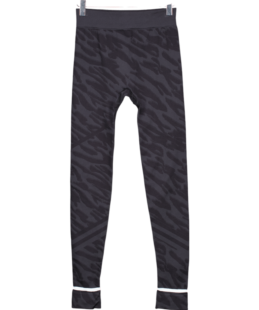 Sweaty Betty Black Animal Print Seamless Leggings UK S - Reliked