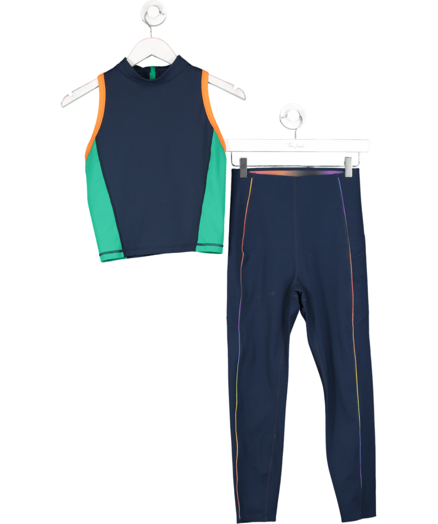 Sweaty Betty Multicoloured 2 - piece Power Top And 7/8 Leggings Set UK S - Reliked