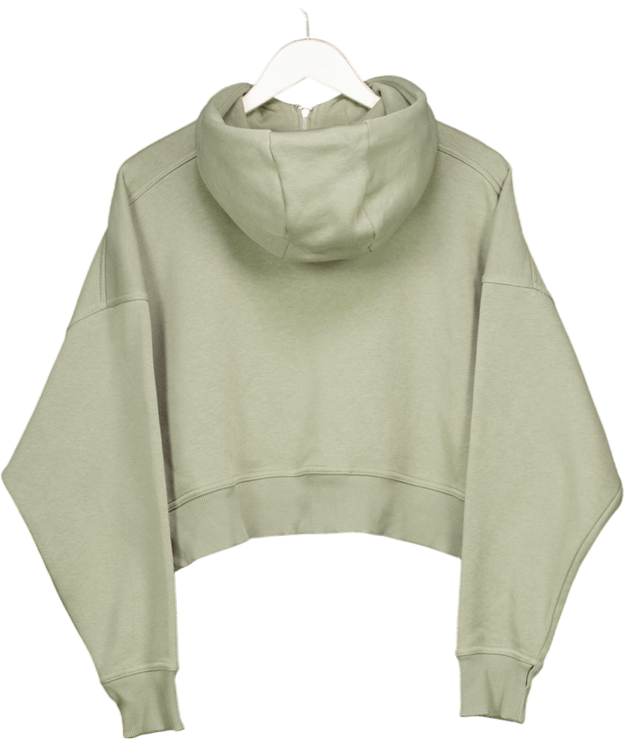 T/ALA Active Applique Hoodie In Green UK S - Reliked