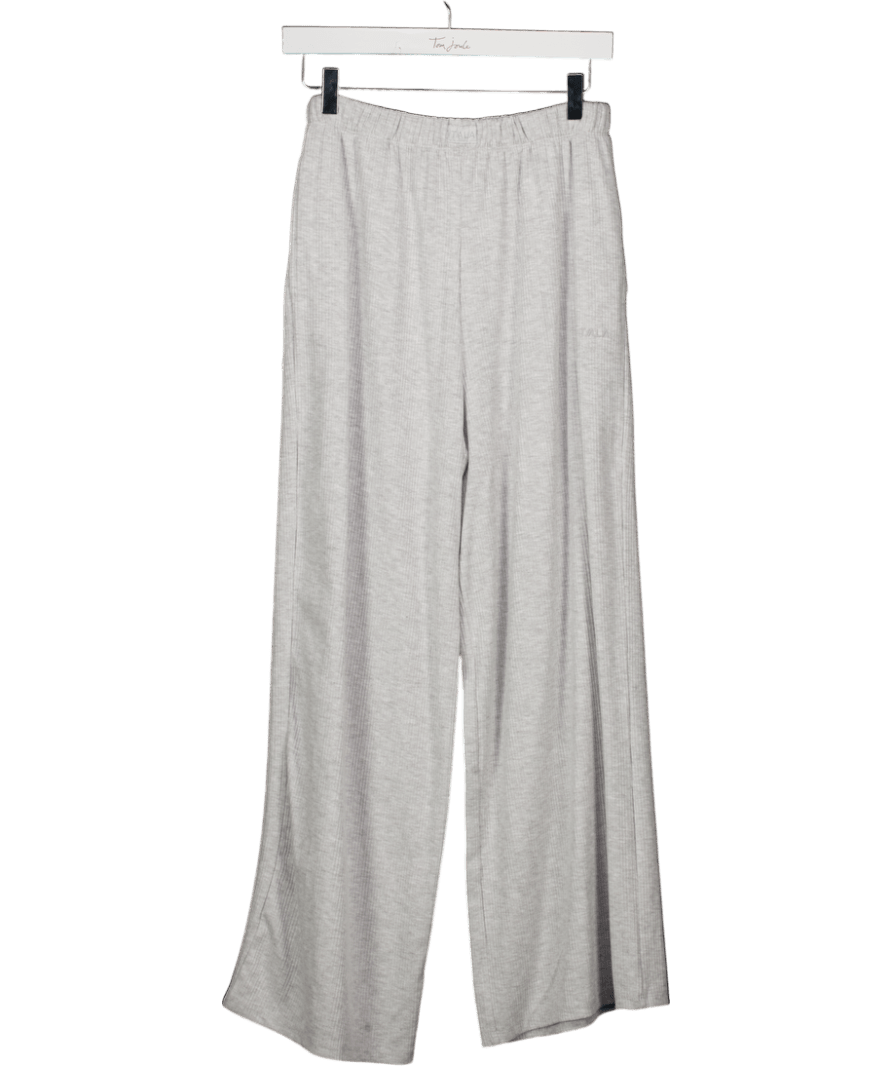T/ALA Grey Ribbed Soft Lounge Trousers UK XS - Reliked
