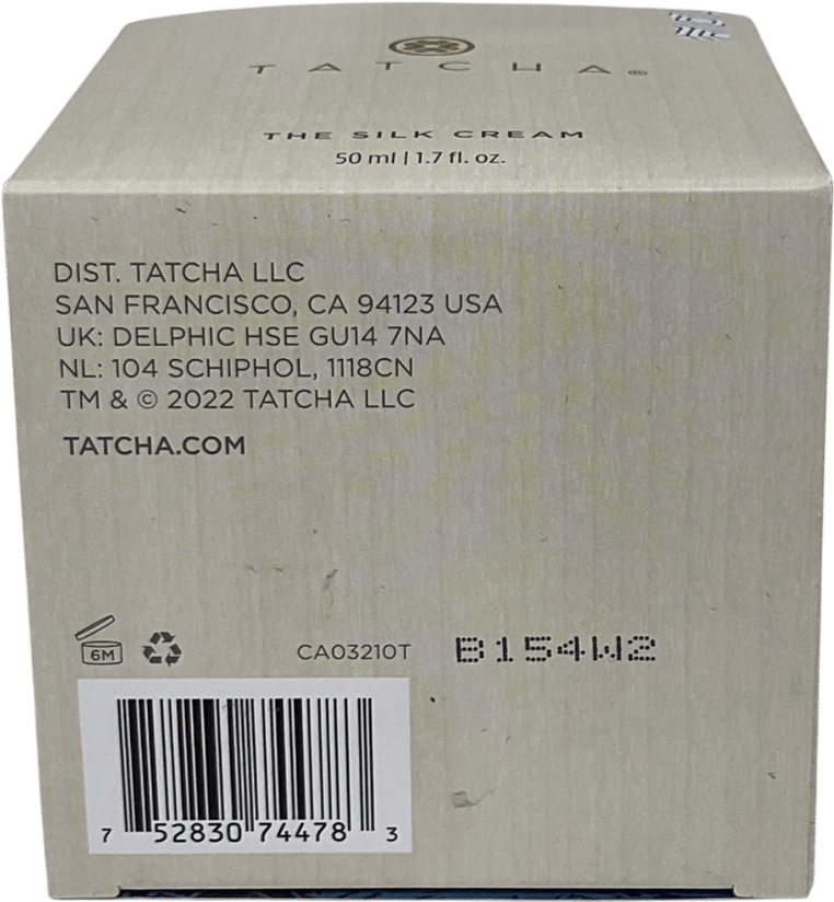 tatcha The Silk Cream Line - smoothing & Firming Moisturiser 50ml - Reliked